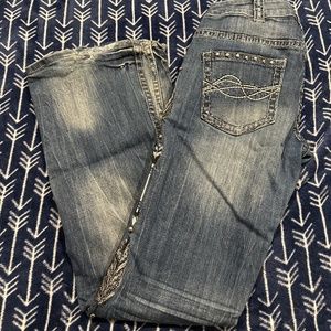 Cowgirl Tuff Brave Wings Silver Jeans
